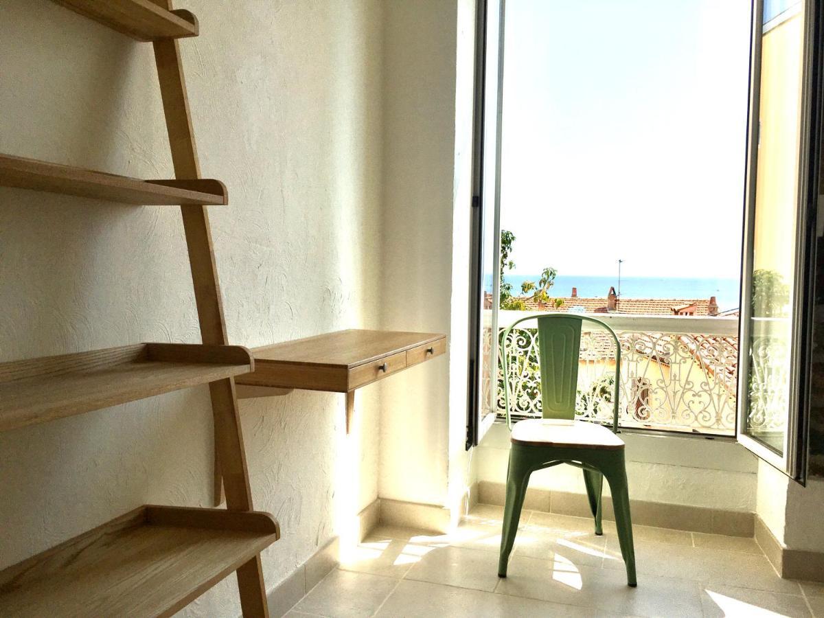 Bel Appartement Lumineux Joyeux Spacieux, Vue Mer Menton Exterior foto